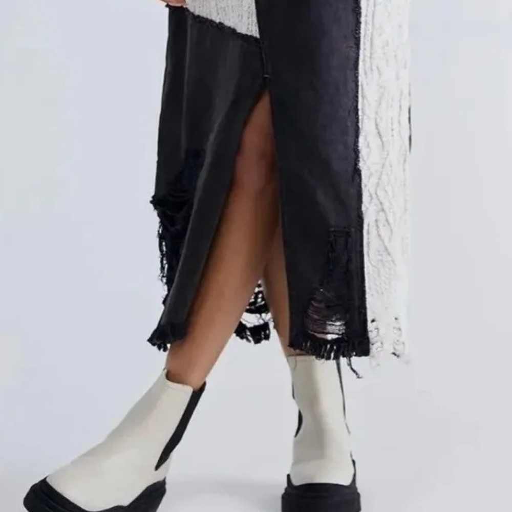 BRAND NWOT FREE PEOPLE WE THE FREE BRIGHTON OVERALL SKIRTALL, LARGE - Picture 4 of 7